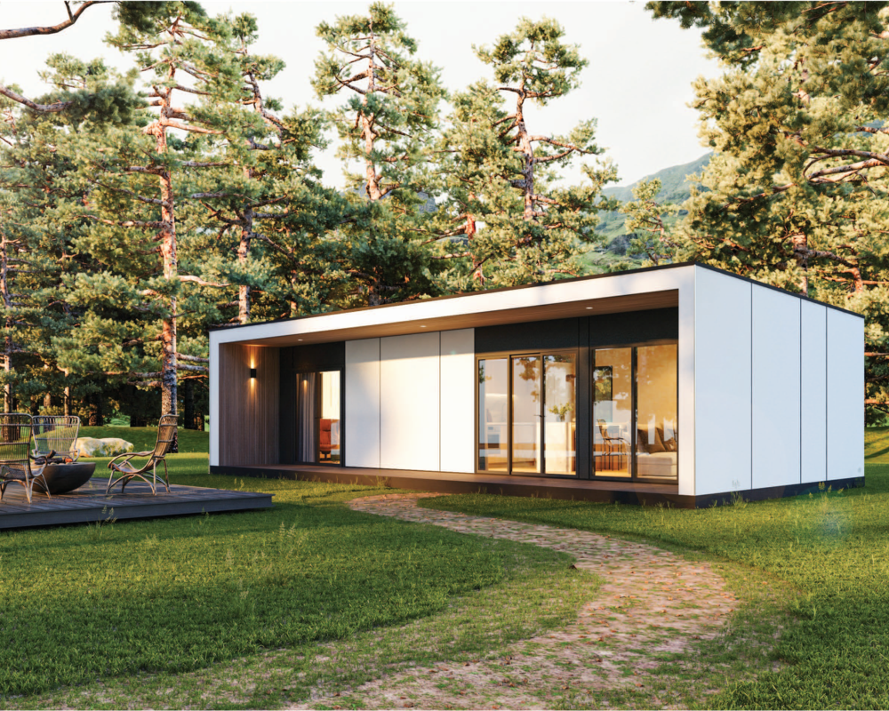 Pre-fab Granny flat exterior - SMRT Built Lodge Classic